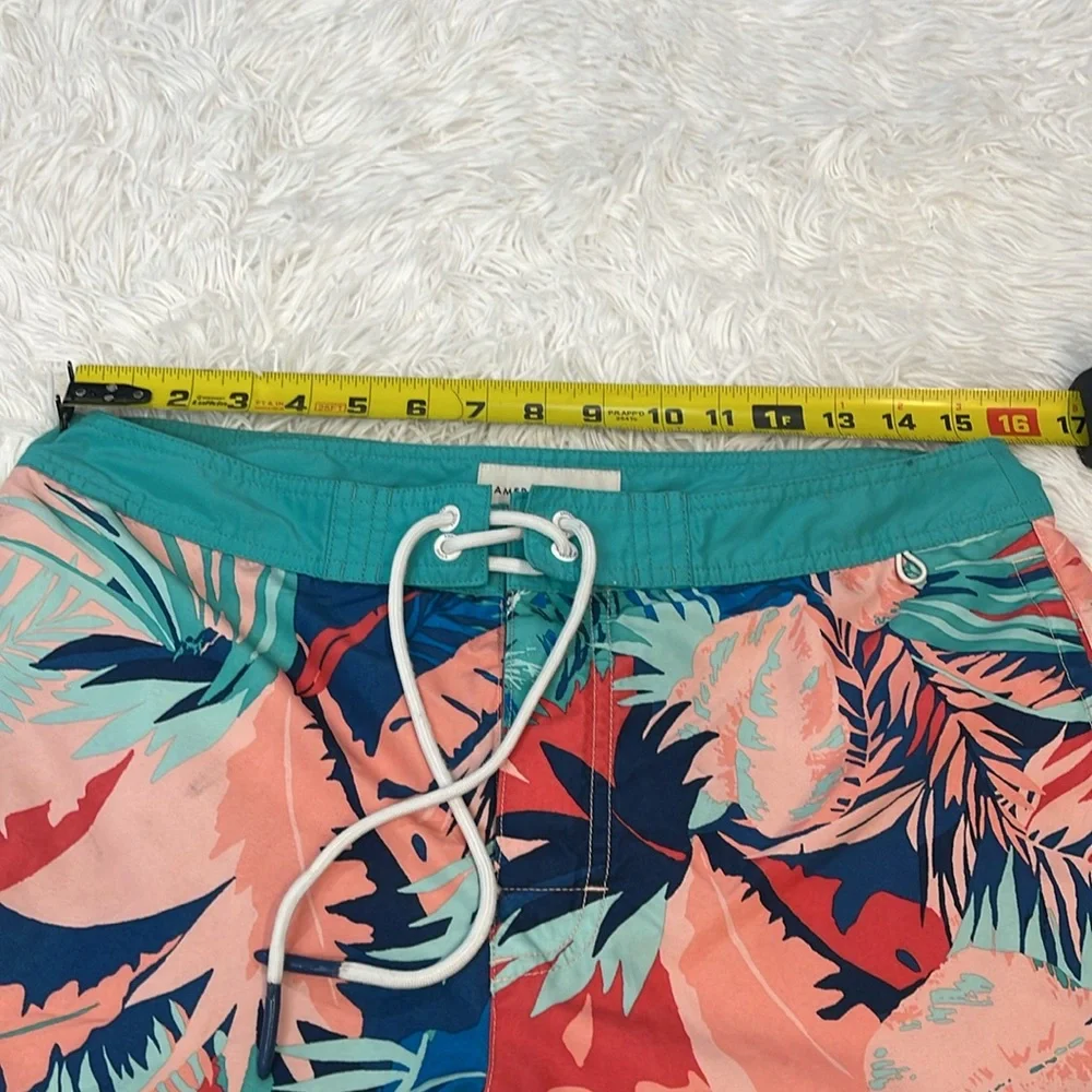 American Eagle Outfitters Blue and Pink Board Shorts Vibrant Swimwear MENS M